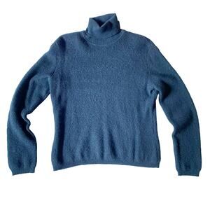 Cashmere Turtleneck Sweater Black Womens Country Shop Size Small